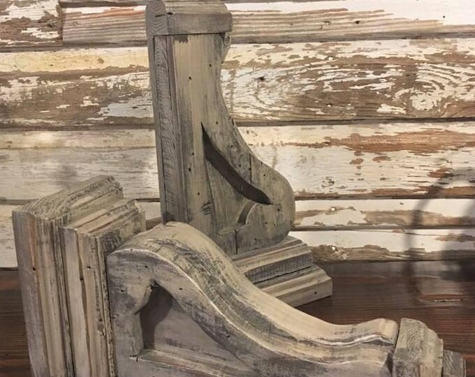 Handcrafted Corbel-Gray Stain