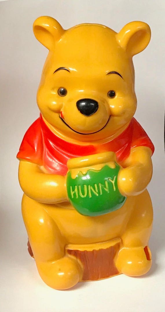 Vintage Winnie The Pooh Plastic Bank