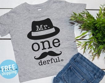 1st Birthday shirt, Mr onederful shirt, Mr Onederful tee, 1st birthday tee, 1stBirthday boy shirt, Boys first birthday outfit