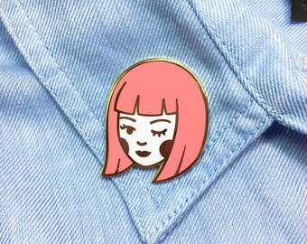 Little Flirt Enamel Pin