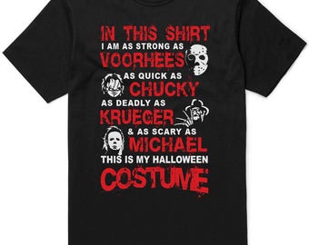 Jason Voorhees, Chucky, Freddy Krueger & Michael Myers Cheap Halloween Costume T-shirt