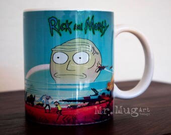 Rick and Morty, Rick and Morty Mug, Rick and Morty Art, Rick and Morty Coffee Mug, Rick Morty Mug, Rick and Morty Cup, Tea Cup, Funny Mug