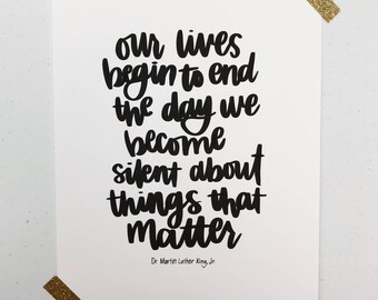 Martin luther quote | Etsy