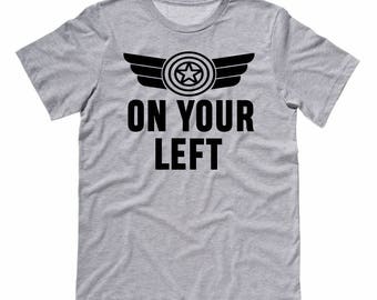 on your left t shirt