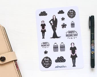 Black Wednesday sticker sheet