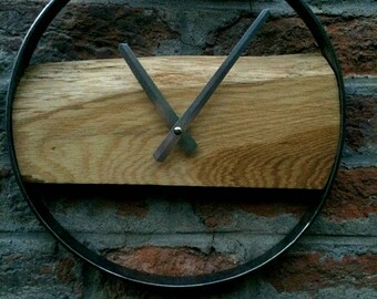 Metal Wall Clock unusual wall clock | etsy Metal Wall Clock unusual wall clock | etsy