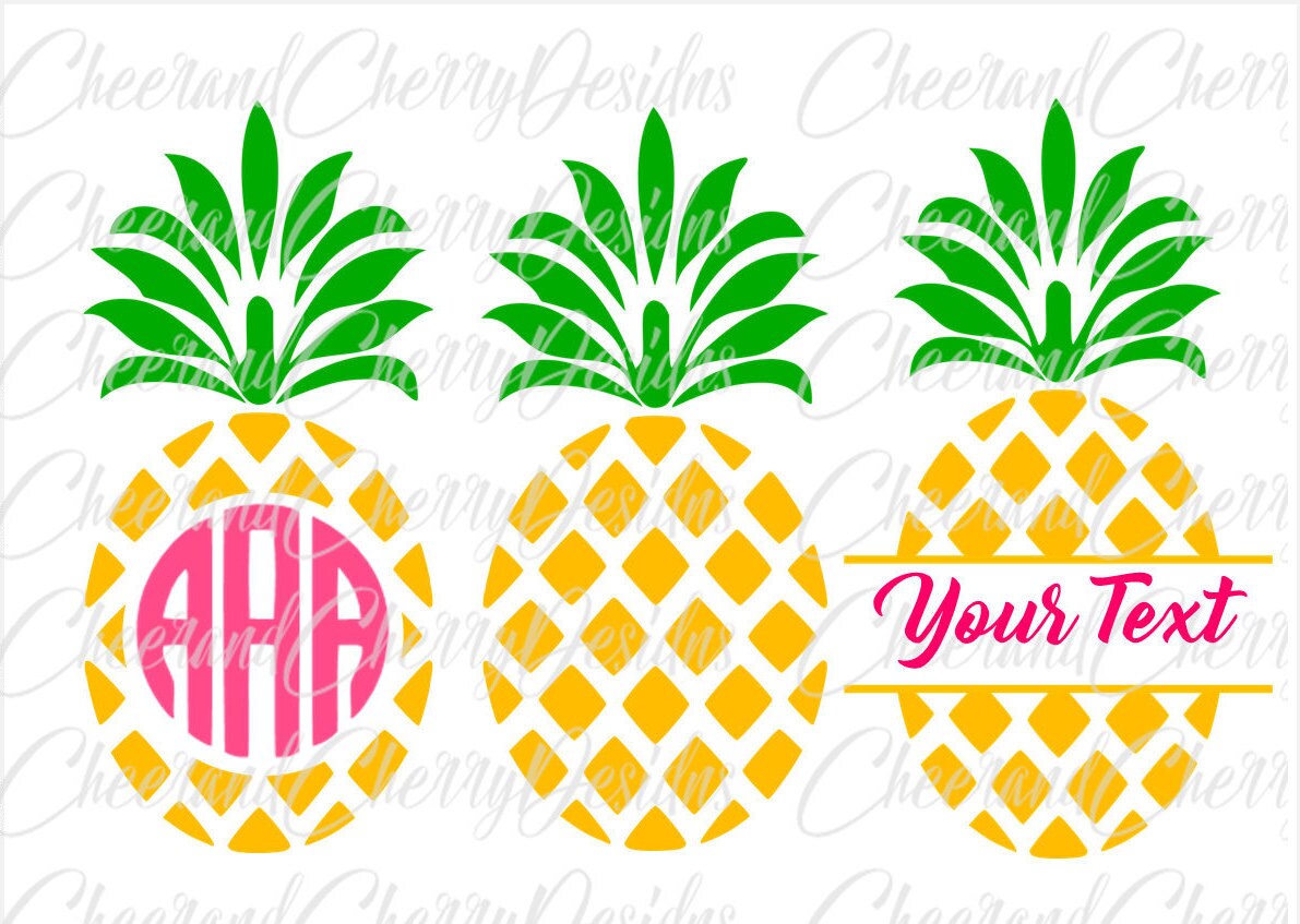 Download Pineapple SVG Pineapple Monogram svg Pineapple Monogram frame