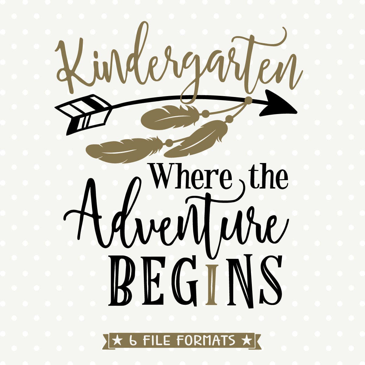 Download First Day of Kindergarten SVG 1st Day of Kindergarten Iron on