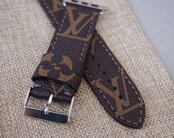 Lv straps, Apple watch strap, Apple watch band, lv watch strap, Lv handmade strap, Apple watch 2, Samsung S3 band, Apple watch 3, lv canvas