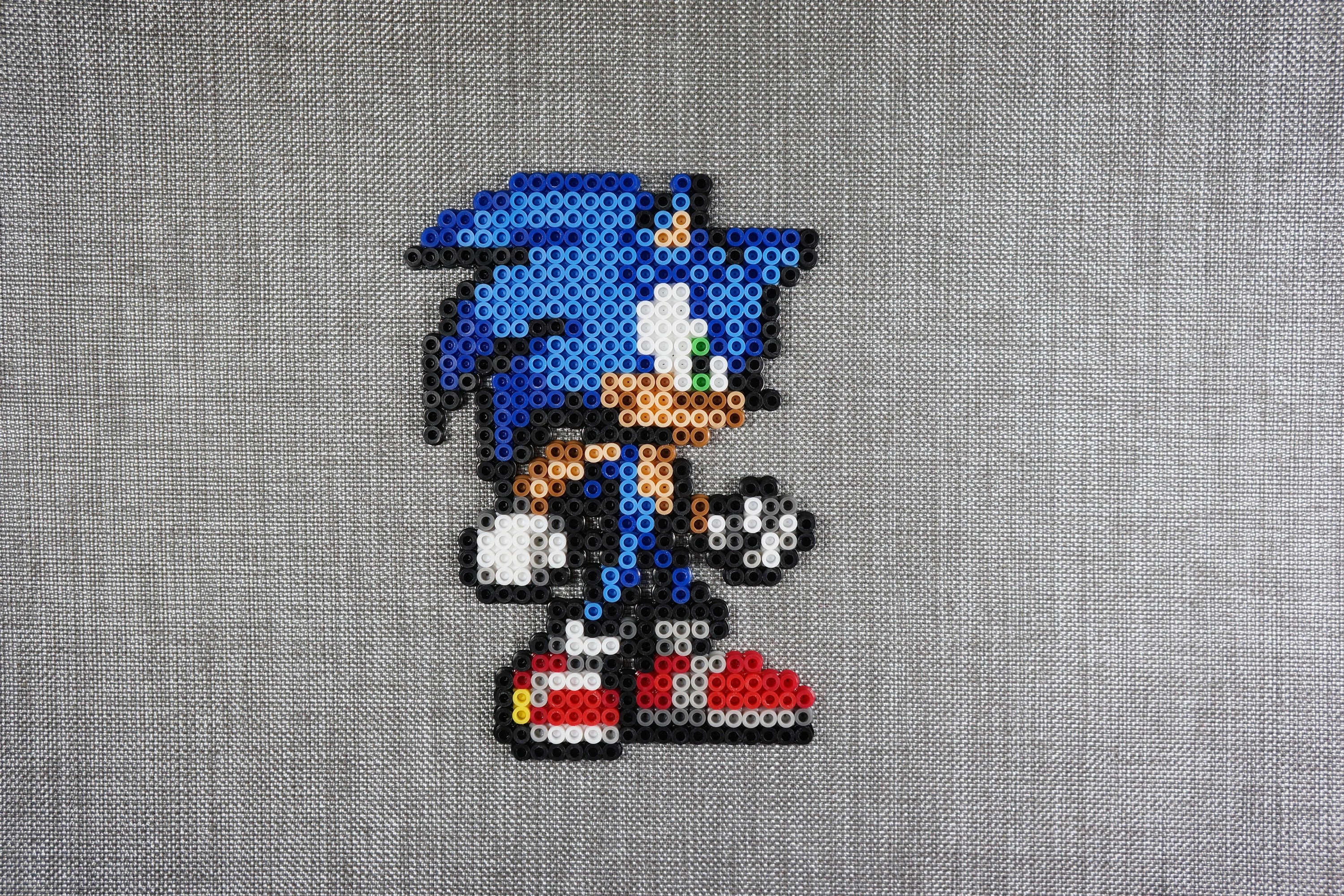 Sonic the Hedgehog SEGA bead sprites video game art