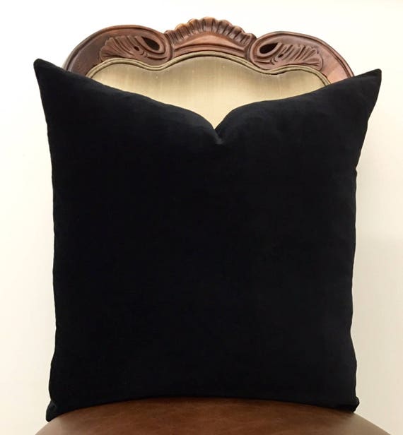 soft black pillows