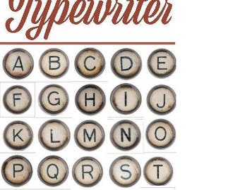 Typewriter Font Buttons
