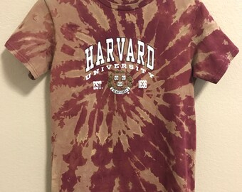 harvard tie dye shirt