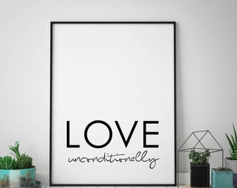 Love wall art | Etsy