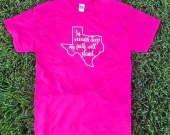 Hurricane Harvey Shirt - Flood Relief Fund Shirt - Texas Strong Shirt - JJ Watt Flood Relief Foundation Support - Harvey Relief Shirt