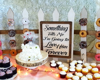 Donut Display Fence Customizable Dessert Cupcake Stand