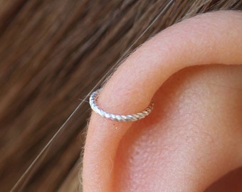 Helix Piercing Silver, helix piercings,22g Hilex piercing,20g helix piercing,silver helix piercing,tiny helix piercing,small helix piercing