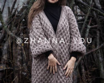 SALE Cardigan 100% wool