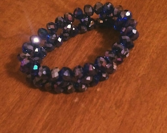 Blue/Violet Jewel Bracelet