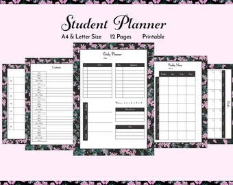 Student Planner Academic Diary A4 and Lettersize PDF