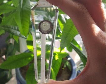 Quartz Crystal Pipe / Gemstone Pipe / Clear Quartz / Smoking Pipe / Collectible Stone Pipe /CQ2