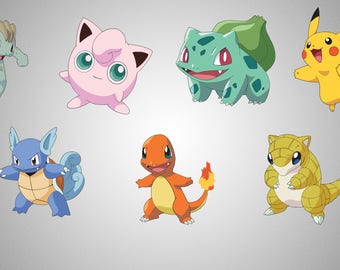 Pokemon ClipArt, SVG , png 300 ppi , jpg , disney , printables , instant download