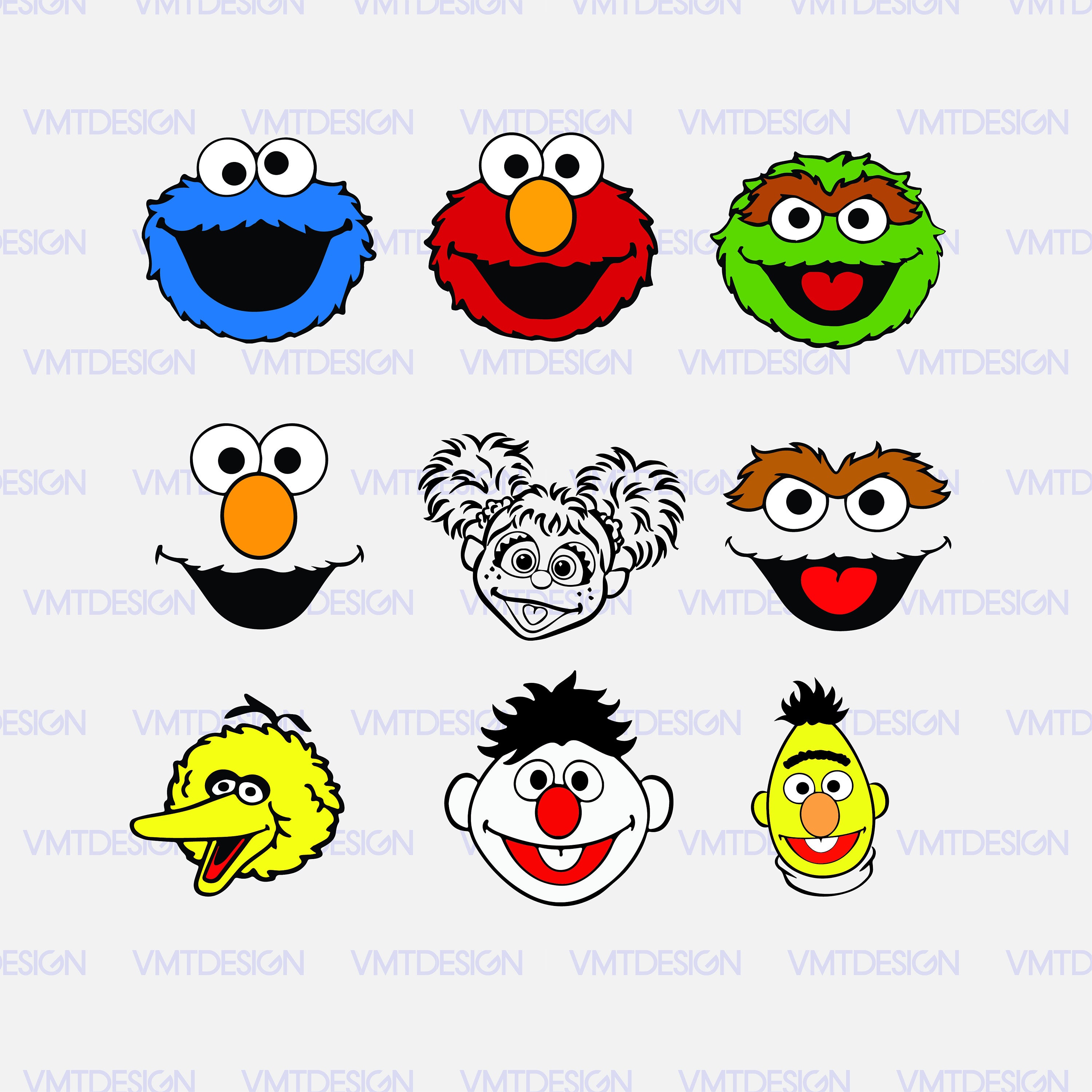 Sesame Street Svg Sesame Street Vector Sesame Street 