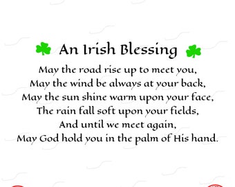 Irish blessing vinyl | Etsy