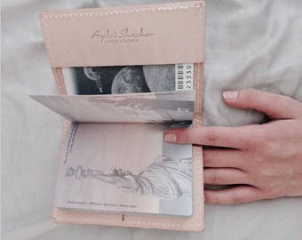 Leather Passport Cover, Passport Holder , Gifts For Travelers, Travel Gifts, Passport Leather Pouch