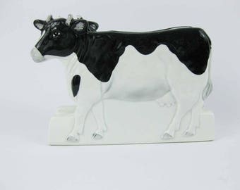 Vintage Otagiri Cow Napkin Holder Made In Japan