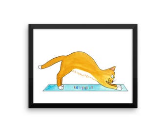 Kids Yoga Poster And Cats Cat Pose Poses Kids Yoga Poster And Cats Cat Pose Poses