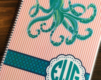 Octopus notebook | Etsy