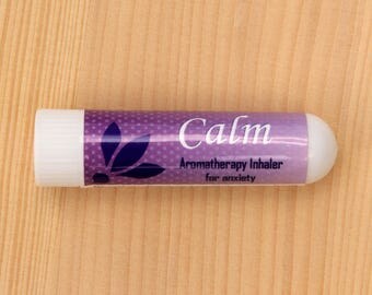 Calm - Anti-Anxiety Aromatherapy Inhaler - calming Essential Oil Inhaler for anxiety, stress, and panic attacks