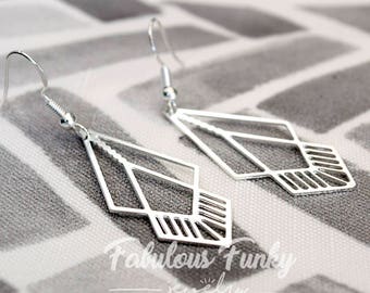 Sterling Silver earrings - geometric