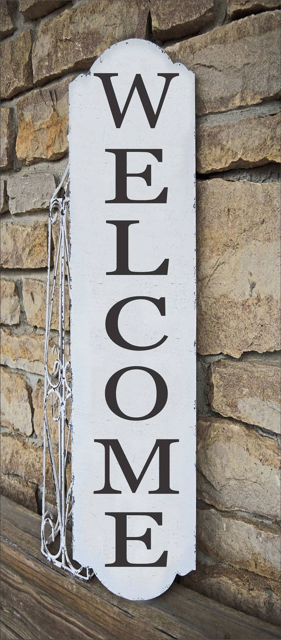 welcome reusable stencil vertical georgia 11 sizes