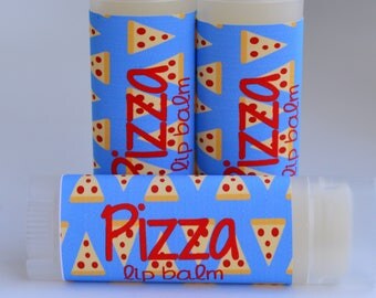 Pizza - Lip Balm - Pizza Flavored Lip Balm - Novelty Gifts - Gag Gifts - Pizza Chapstick - Weird Flavors - Handmade Lip Balm - Gift Ideas