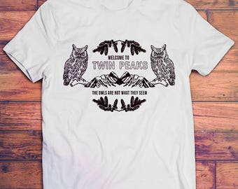 twin peaks shirt etsy