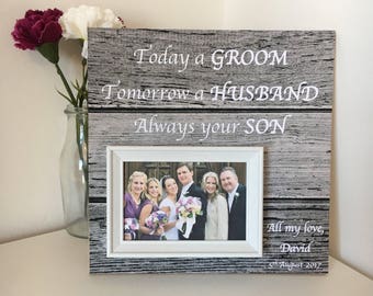Mother Of The Groom Gift -Thank you parents- Mother In Law Wedding Gift - Mother from son - Gift From Groom - Wedding Gift For Mom