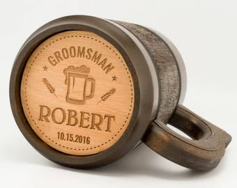 Groomsmen Mugs, Personalized mug, Best Man Gifts, Will You Be My Groomsman, Customized Beer Mug, Gifts For Best Man, Custom beer steins