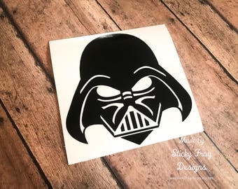 Star Wars Darth Vader Decal for Cars, YETI Cups, Laptops, and More! | Disney Car Decal | Disney Macbook Decal | Star Wars Sticker