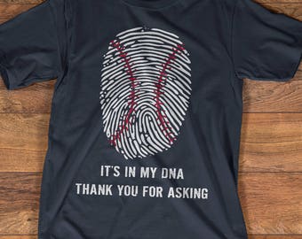 Baseball Shirt. Baseball T-shirt. Baseball Game Day T-shirt. Baseball Is In My DNA Shirt. Sunday Funday Baseball. Baseball Gift Unisex Sizes