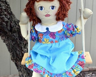 NDT Doll, Light Skin Girl, Therapist Doll, 24" Therapy Course Doll, Therapy Plan Doll, Physical Therapy Doll , Child Size Soft Jointed Doll