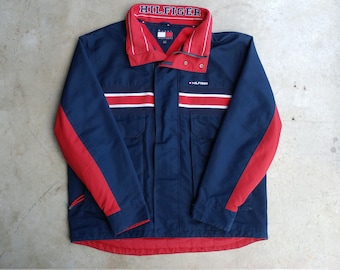 1990's Tommy Hilfiger Jacket Vintage Tommy Winter Coat Tommy Hilfiger 90s Tommy Hilfiger Jacket Tommy Bomber 90s Tommy Jacket