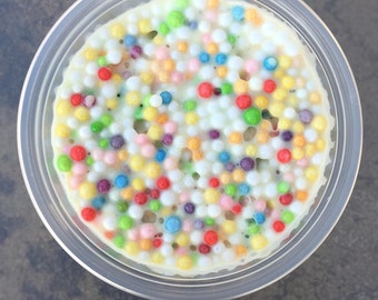 Vanilla Birthday Cake Floam! - Foam Ball Slime