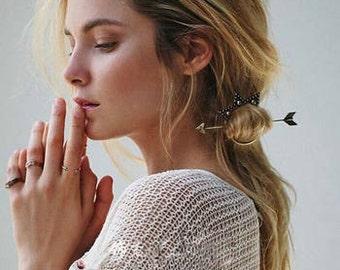 Boho Antique Crown Hair Stick