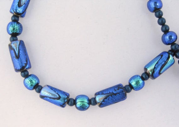 Dichroic dream necklace: charity donation