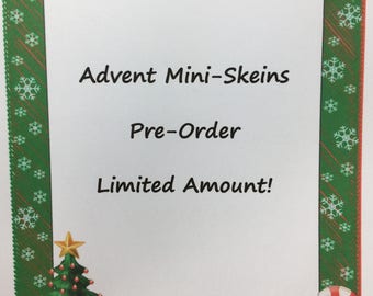 Pre-Order Christmas Advent Mini-Skeins