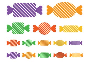 Candy Clipart Set – png / jpg / cute / colorful candy / digital clipart
