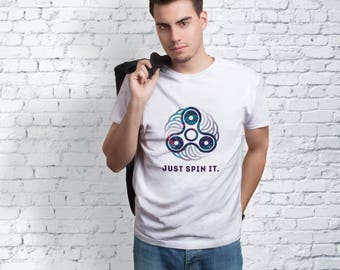Spinner fidget Fidget toy Svg Internet Cool shirt Tumblr fashion Insta Trendy tee Gym outfit Weekend shirt Hand spinner Fidget YP1140