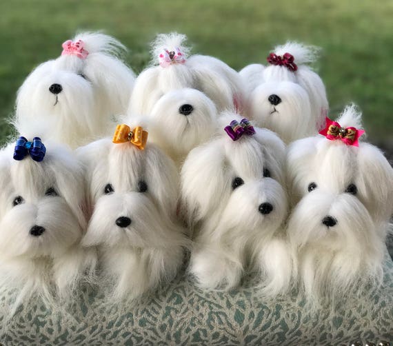 maltese puppy stuffed animal